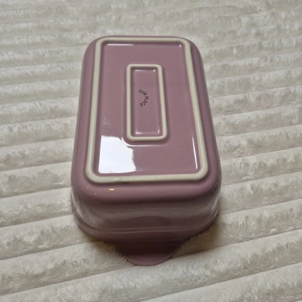 Our Place Ceramic Baking Dish Set 3 Piece Lavender Rectangular Stoneware